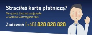 Zastrzeżenia kart płatniczych.